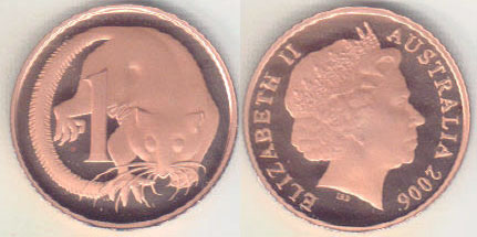 2006 Australia 1 Cent (Proof) mint set only A005363